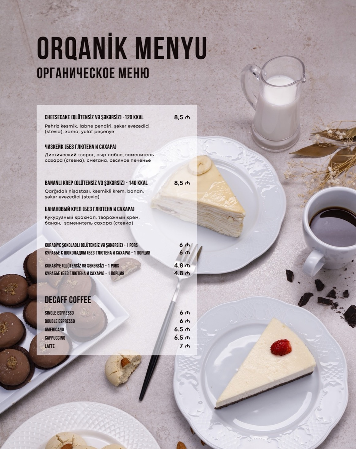 Ozsut orqanik menu cover